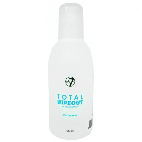 W7 Total-wipeout-nail-polish-remover acetone free 150ml