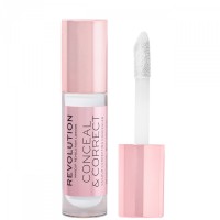 Makeup Revolution - Conceal & Correct Liquid Concealer - C0: White