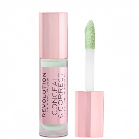 Makeup Revolution - Conceal & Correct Liquid Concealer - Green